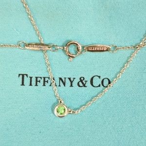 Authentic Tiffany Elsa Peretti Tsavorite Necklace